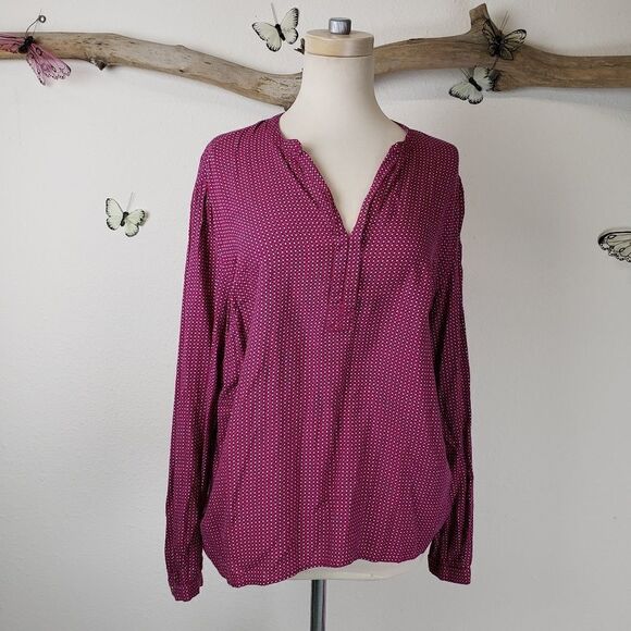 Tommy Hilfiger dark pink patterned tunic - Picture 2 of 8